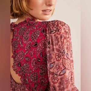 NWT - Boden Ruffle Swing Top Blouse size 20-22